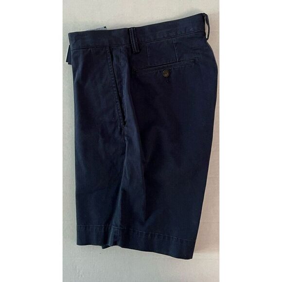 POLO RALPH LAUREN Core Replen Shorts Men Sz 28 Inseam 9” Relaxed Ink Blue Chino - Picture 7 of 9